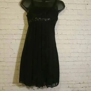 City triangles black cocktail dress medium